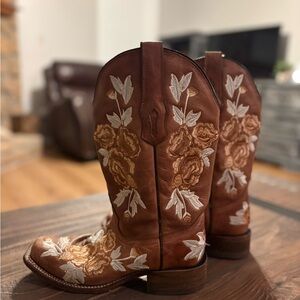 Corral Floral Handcrafted Boots